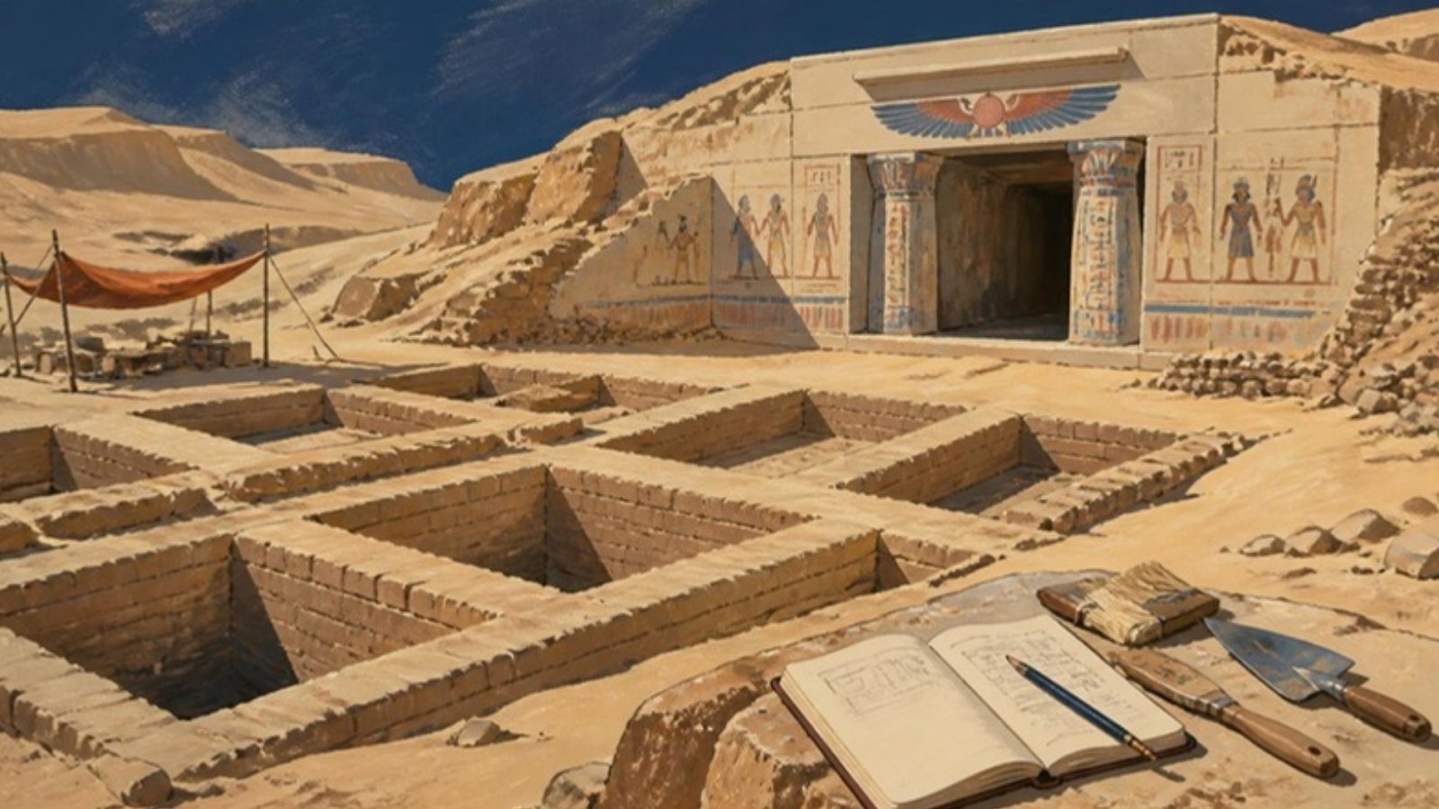 Illustration: Old skulls reopen the question of sacrifice in ancient Egypt