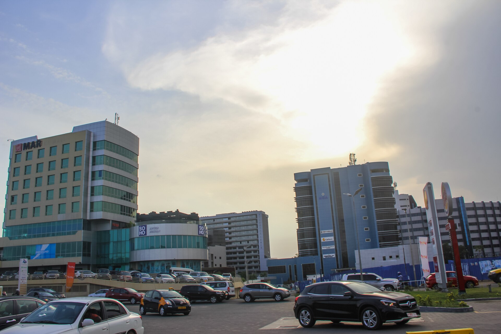 Airport City and the Accra skyline in 2019.