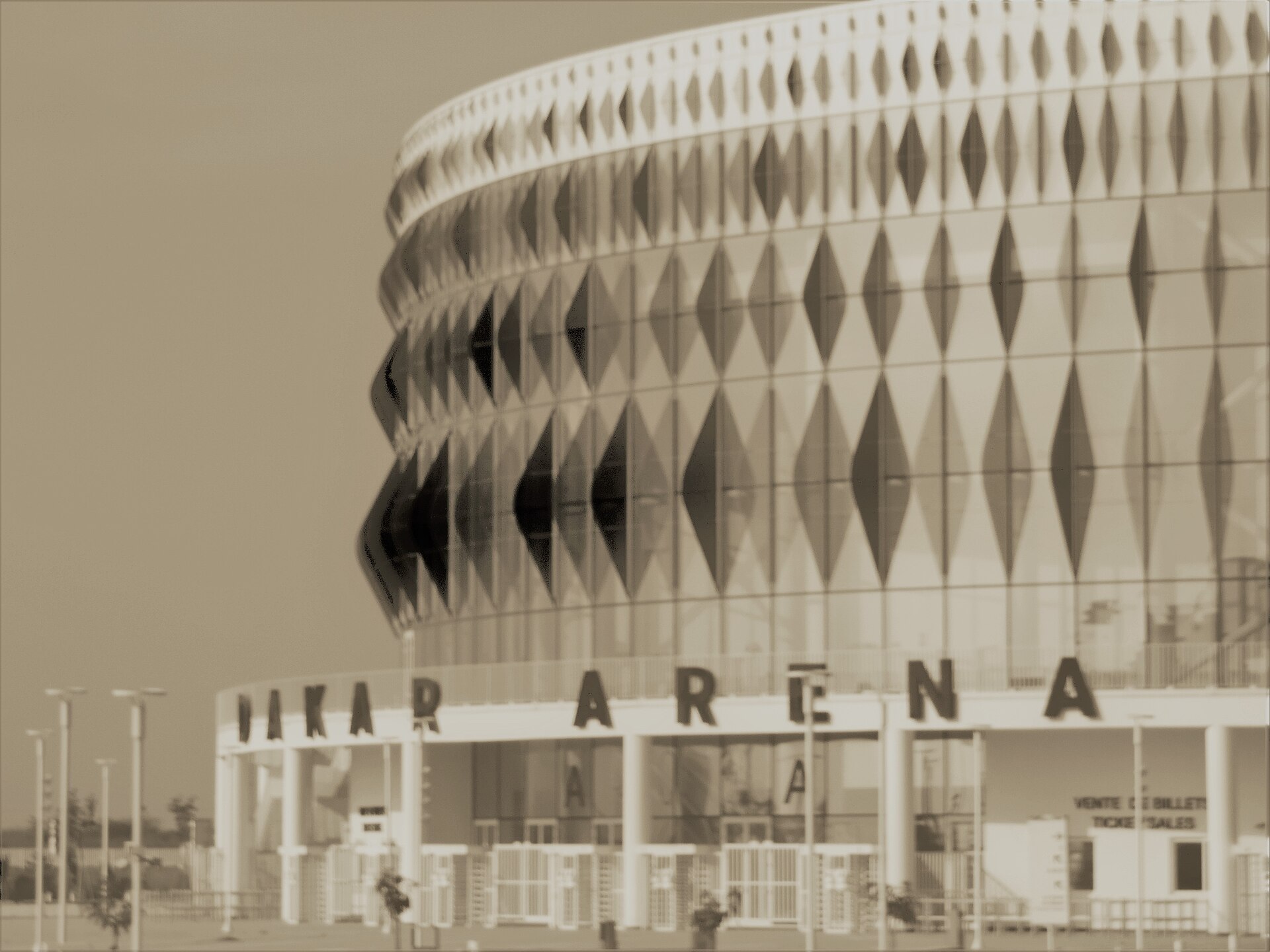 Le Dakar Arena, à Diamniadio, l'un des sites des Jeux olympiques de la jeunesse, en 2019. Photo d'archives : Isabelle Lemelin / Wikimedia Commons (CC BY-SA 4.0)