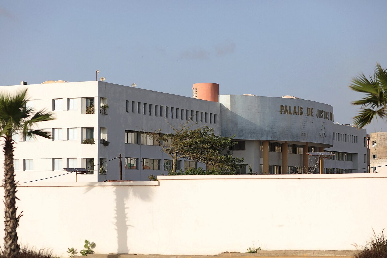 The Palais de Justice in Dakar.