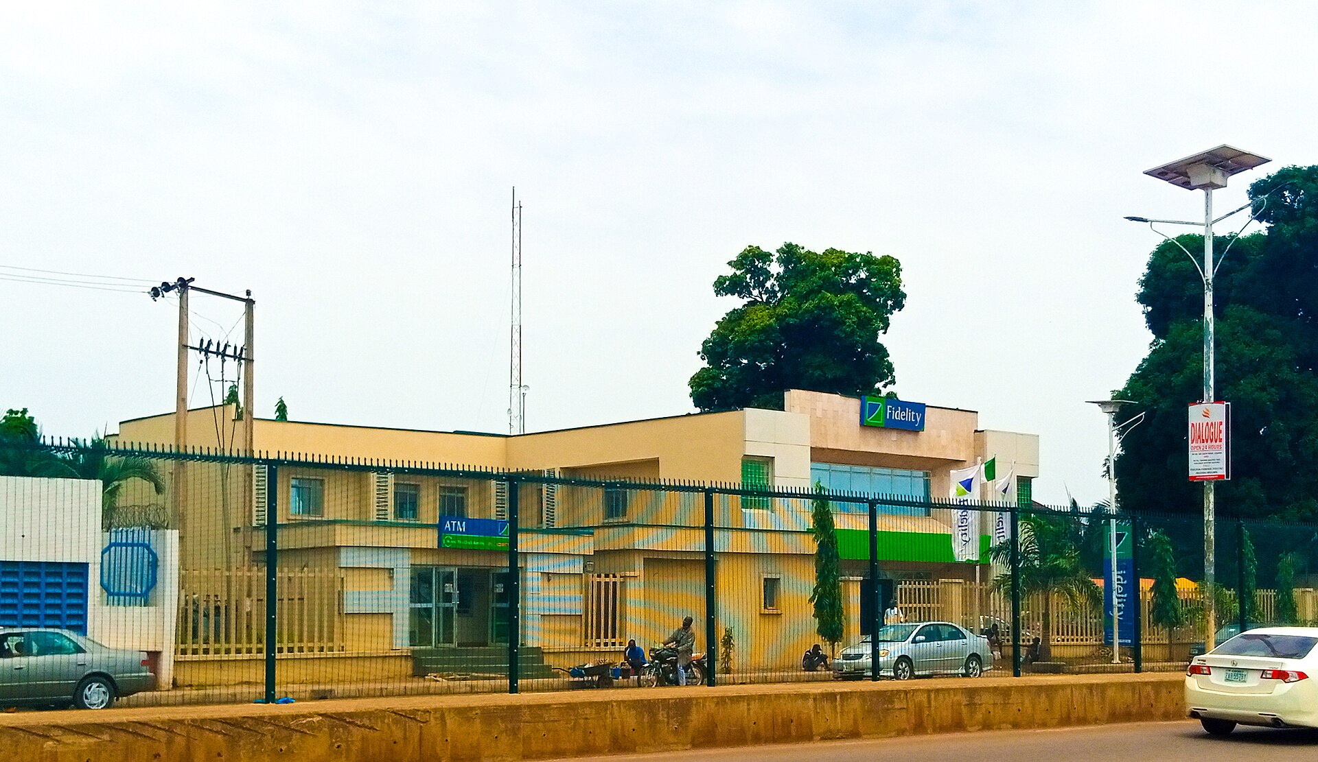 A Fidelity Bank branch in Nigeria.
