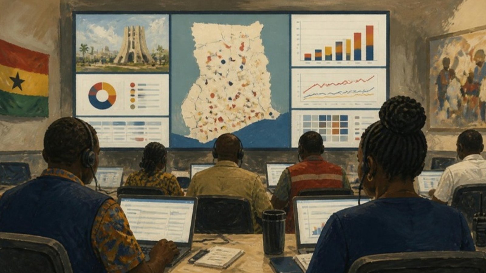 Illustration: Ghana drills its outbreak command centres