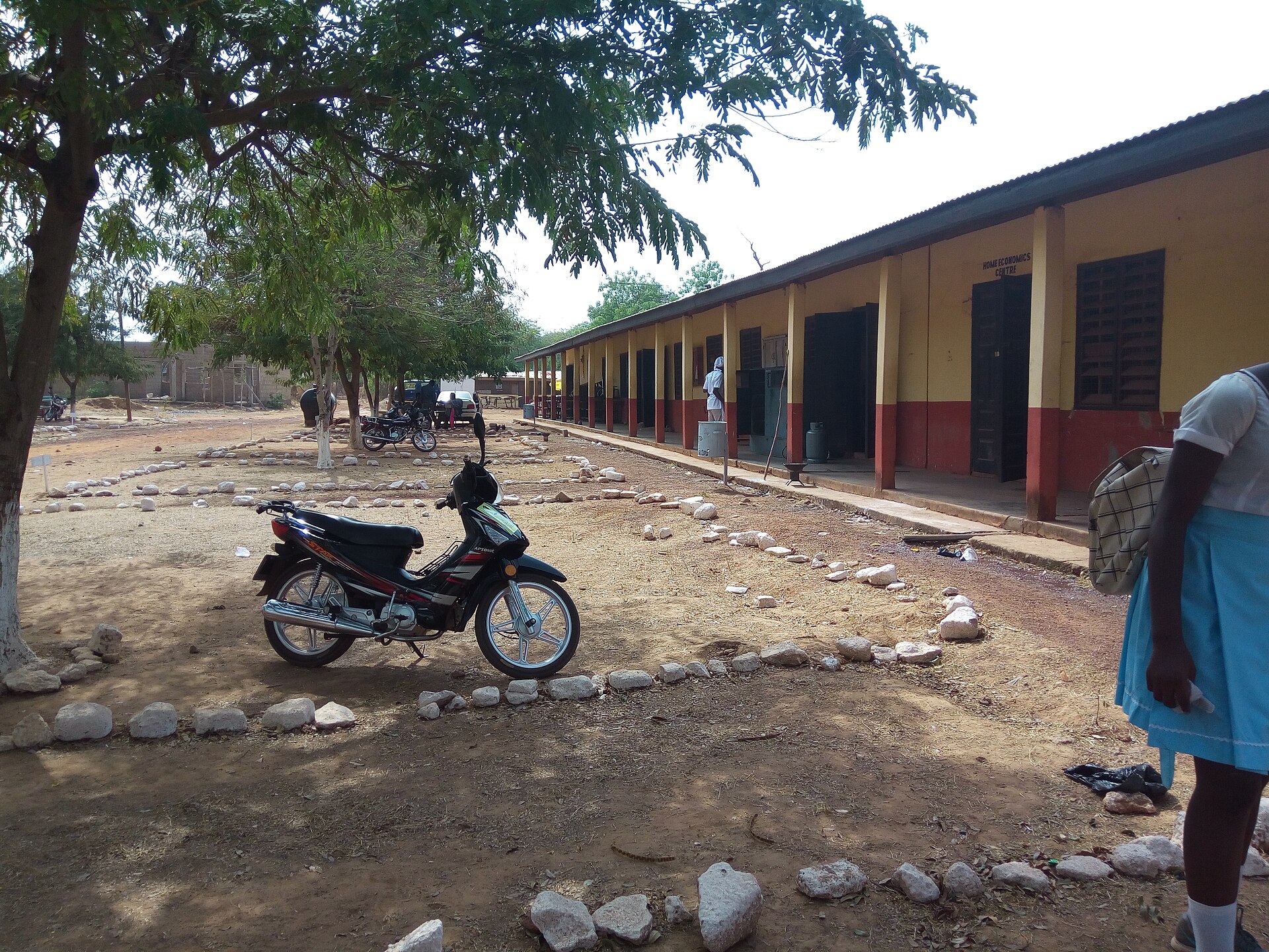 A community senior high school in Ghana in 2017.