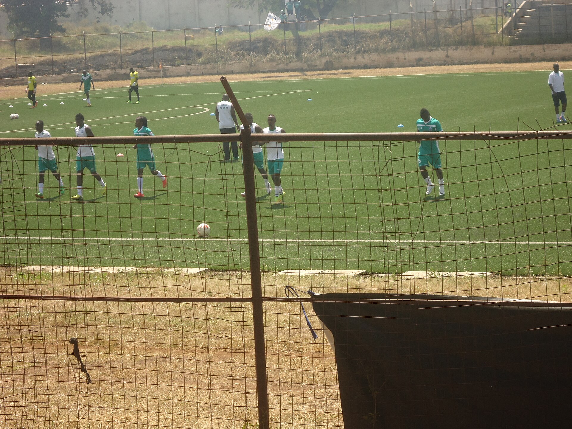 Gor Mahia players training in 2017.