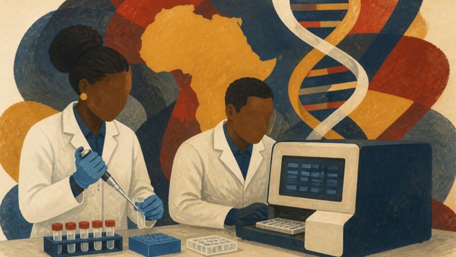 Illustration: Africa is 0.15% of gene studies. Six countries want to fix it