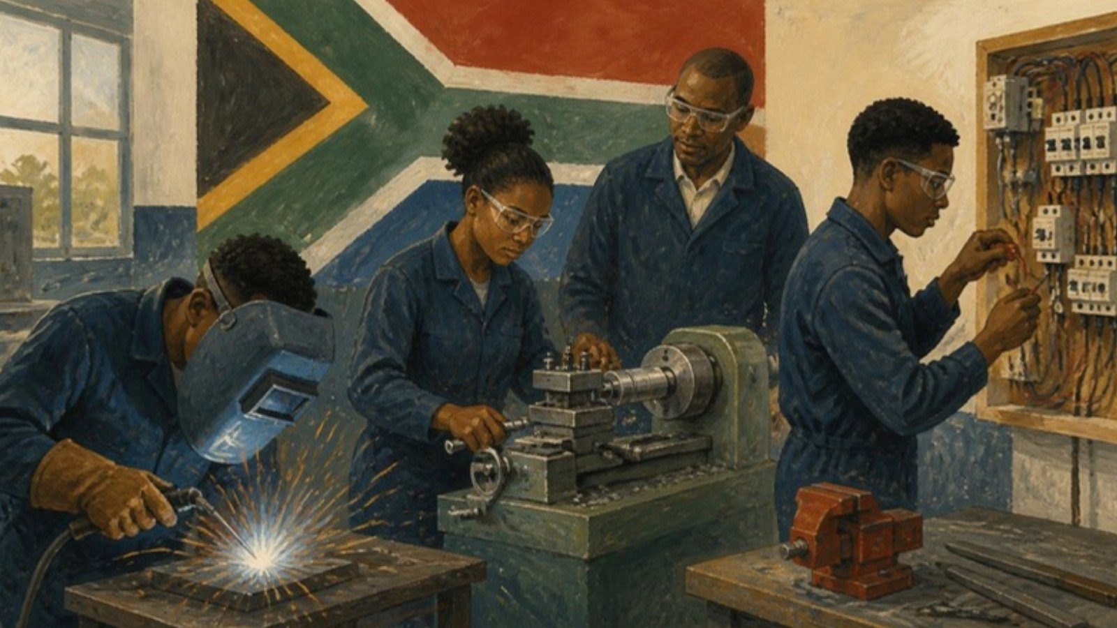 Illustration: South Africa aims for 520,000 technical college students