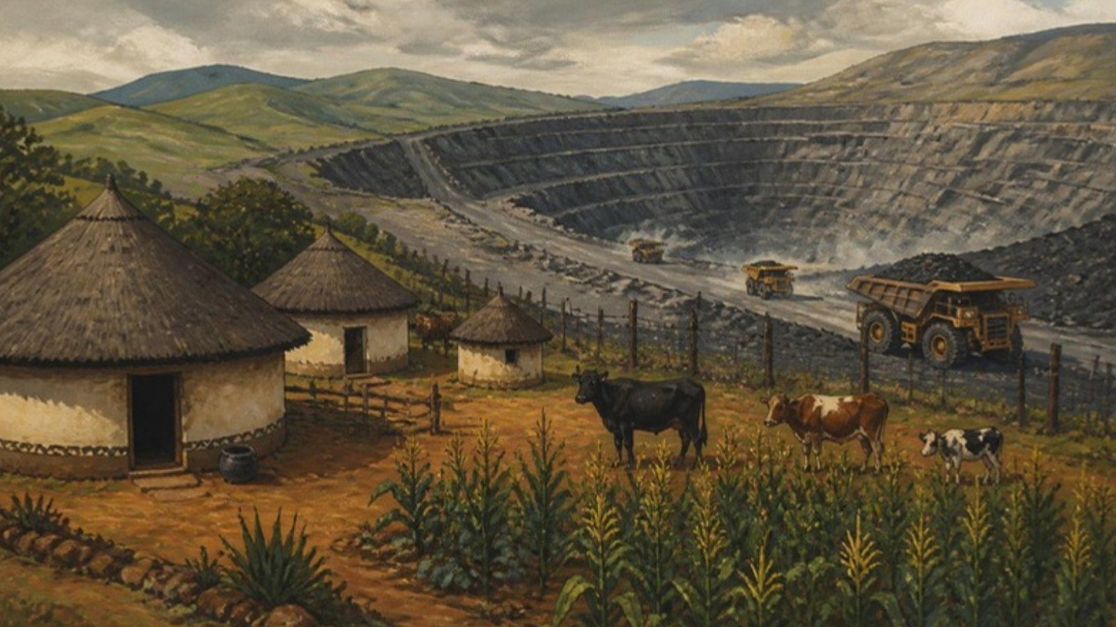 Illustration: Families moved for a coal mine got 5% of what they lost