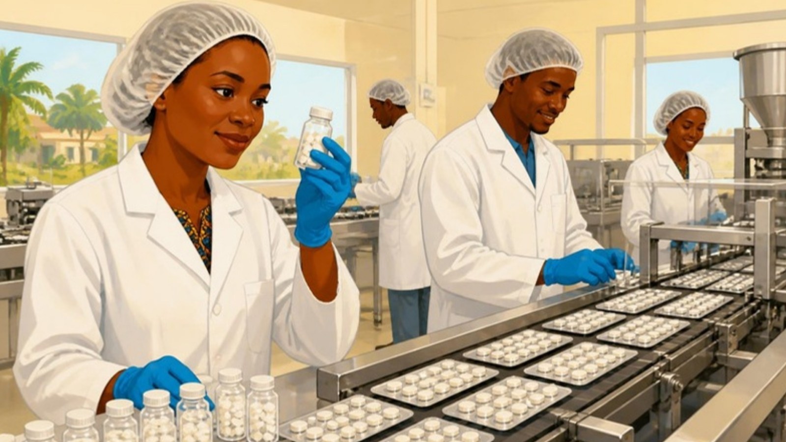 Illustration: Africa imports most of its medicines. The case for making them at home