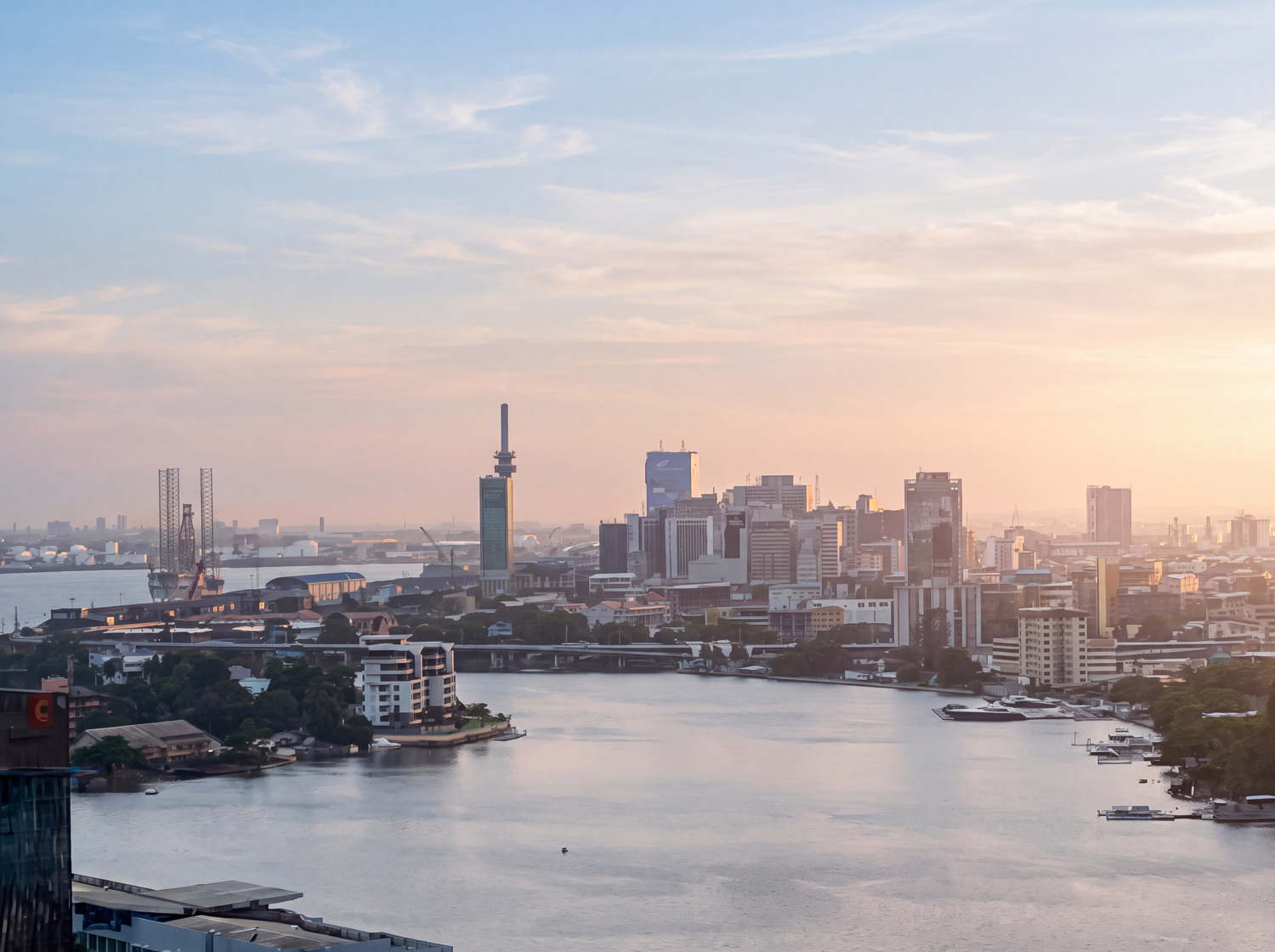 Lagos Island seen from the Continental Hotel in September 2026.