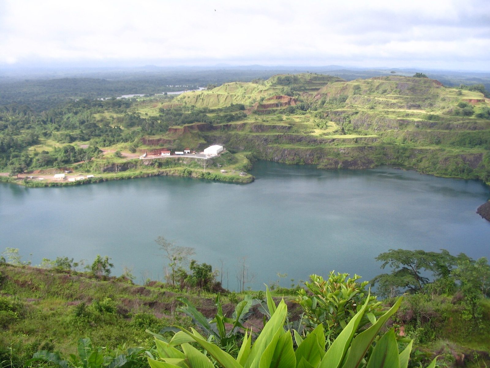 Lake Bomi at Tubmanburg, in Bomi County.