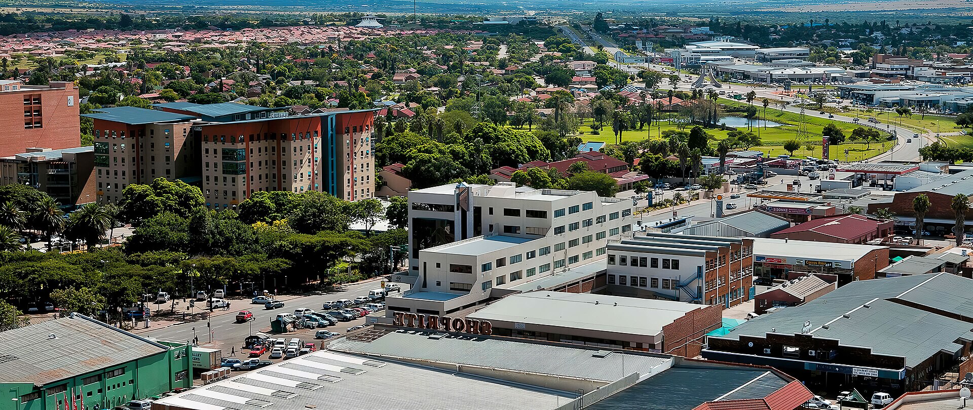 Part of central Polokwane, Limpopo's capital, in 2024.