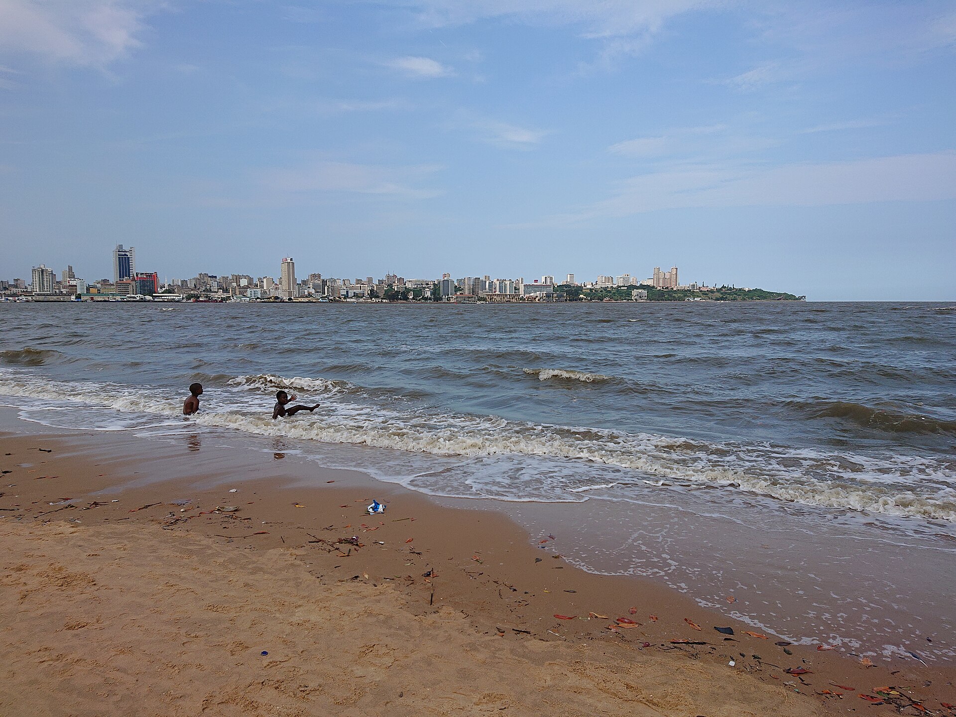 Maputo seen across the bay from Katembe in 2019.