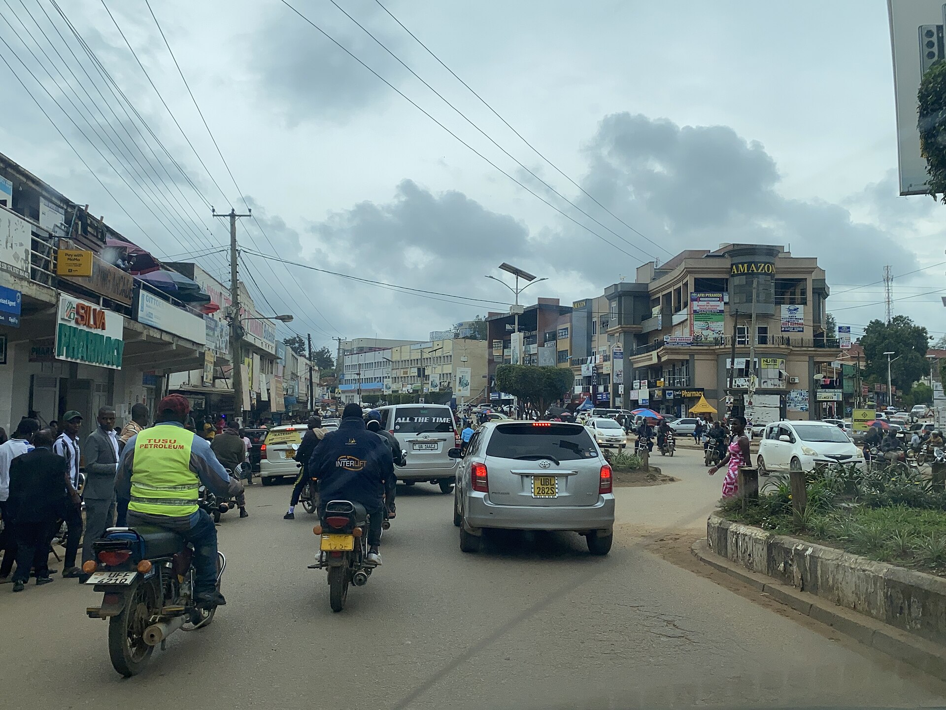 High Street in Mbarara, western Uganda.