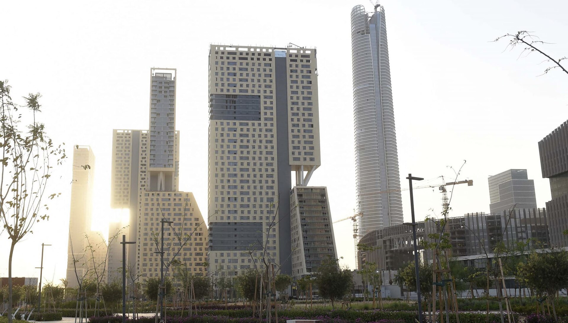 The central business district of Egypt's New Administrative Capital in 2023.