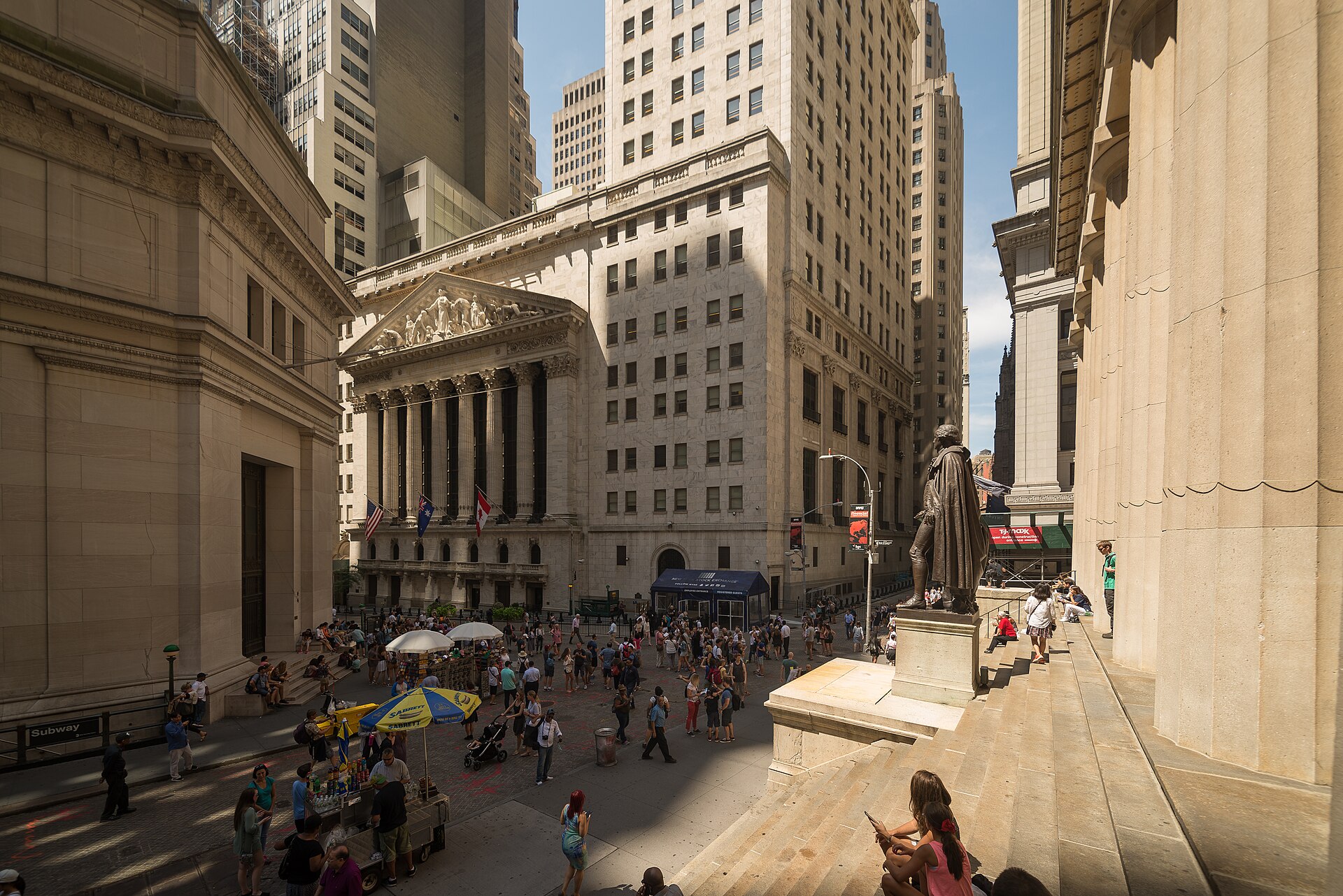 La Bourse de New York. Photo d'archives : Arild Vågen / Wikimedia Commons (CC BY-SA 4.0)