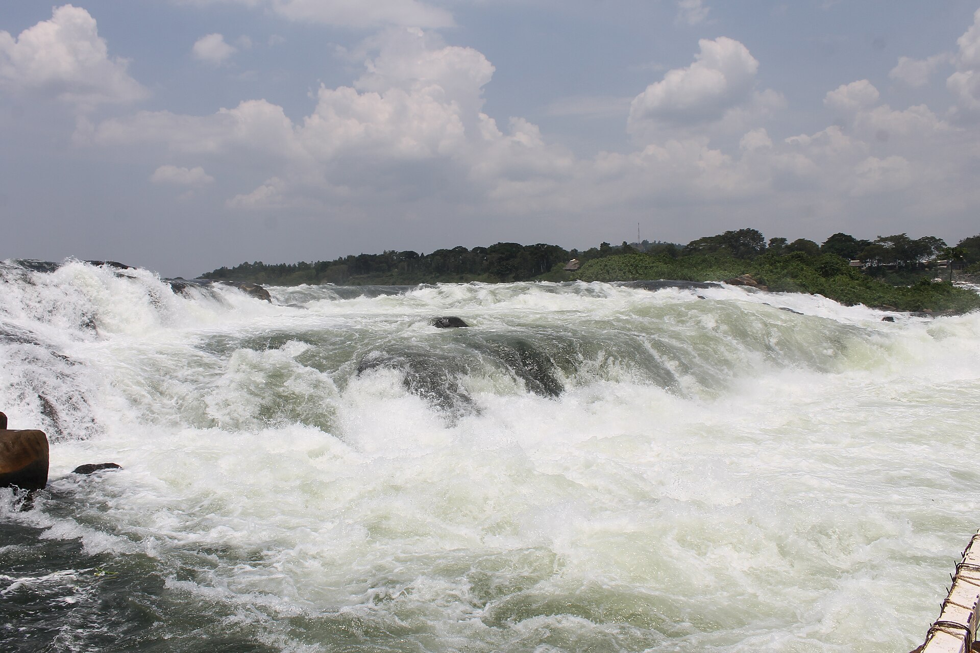 The Nile at Jinja, Uganda, in August 2026. Photo: Owobusingye / Wikimedia Commons (CC BY 4.0)