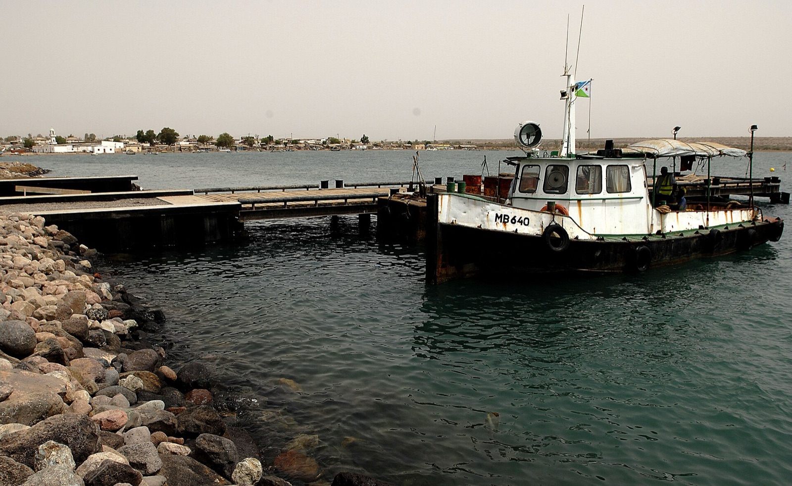 The port of Obock in Djibouti.