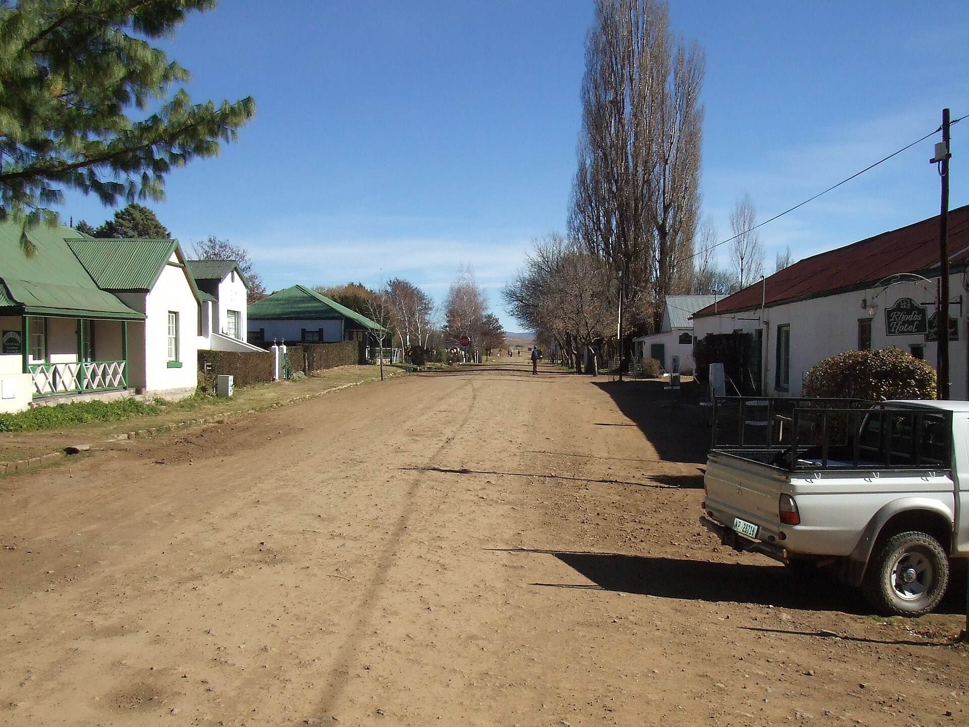 The village of Rhodes, in the Eastern Cape Drakensberg, in 2011.