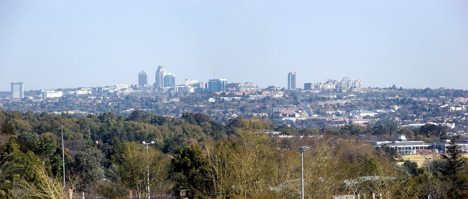 The Sandton skyline in Johannesburg in 2011.