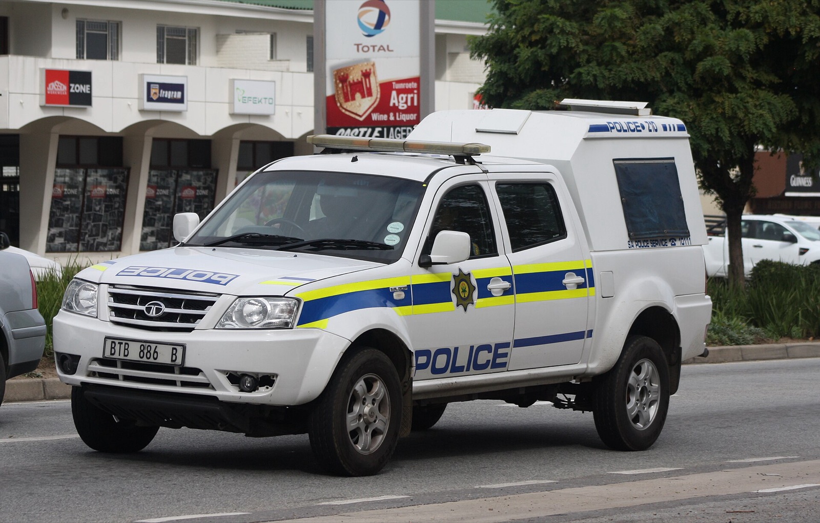 A South African Police Service patrol van.