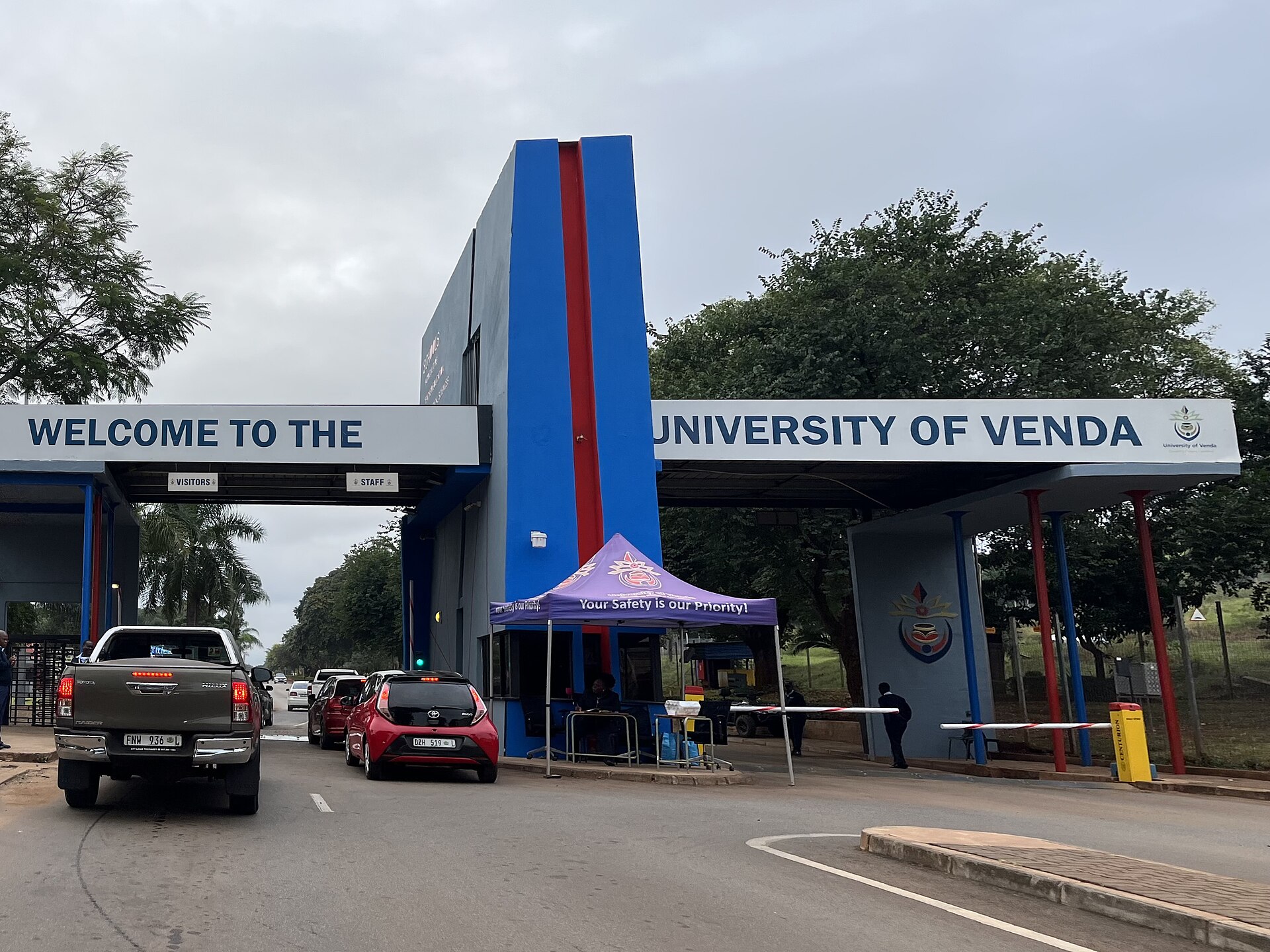 The main entrance of the University of Venda in Thohoyandou in 2025.